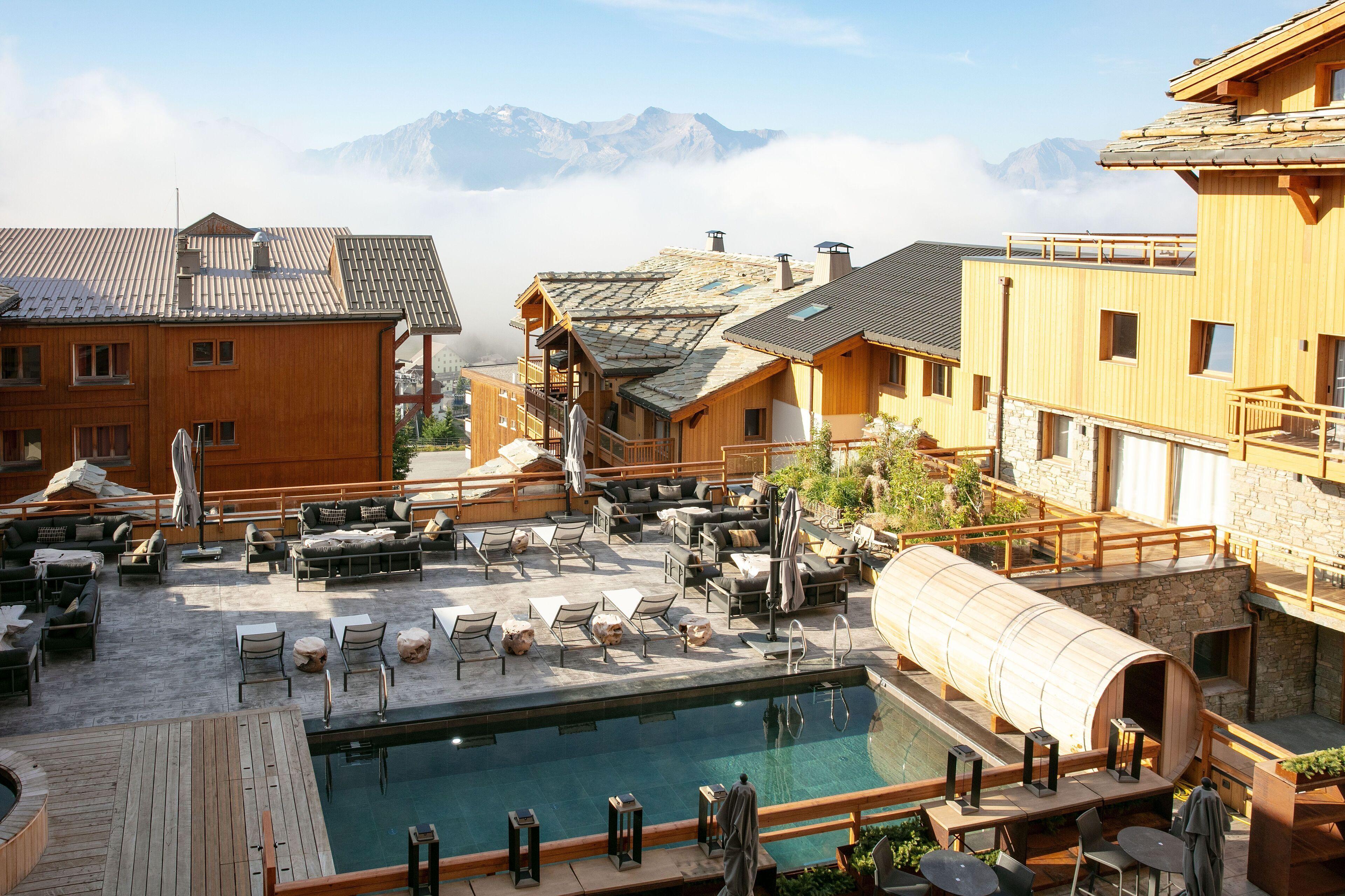 Royal Ours Blanc Boutique Hôtel&Spa Alpe d'Huez Exterior foto