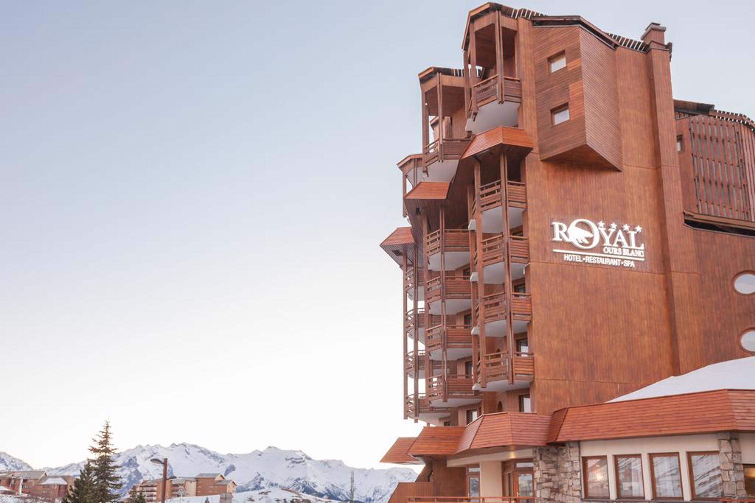 Royal Ours Blanc Boutique Hôtel&Spa Alpe d'Huez Exterior foto